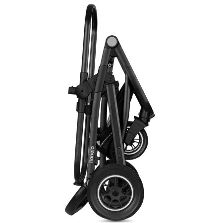 Carucior 3 in 1 cu multiple accesorii Bianka, pana la 22 kg, Negru, Lionelo 737177
