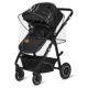 Carucior 3 in 1 cu multiple accesorii Bianka, pana la 22 kg, Negru, Lionelo 737160