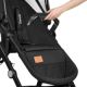 Carucior 3 in 1 cu multiple accesorii Bianka, pana la 22 kg, Negru, Lionelo 737175