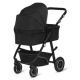 Carucior 3 in 1 cu multiple accesorii Bianka, pana la 22 kg, Negru, Lionelo 737152