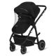 Carucior 3 in 1 cu multiple accesorii Bianka, pana la 22 kg, Negru, Lionelo 737159