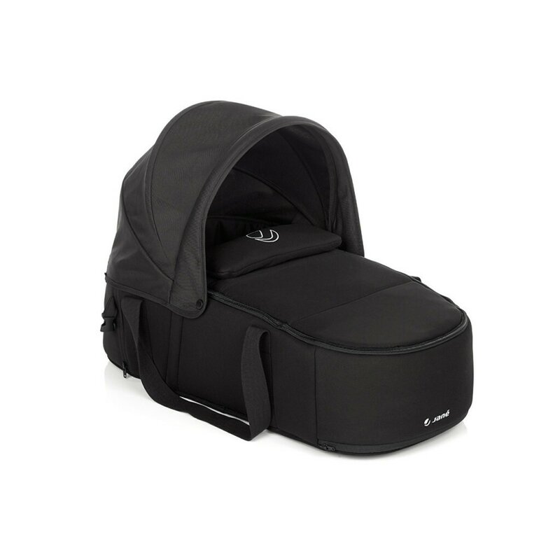 Landou portabil cu manere si salteluta, 0-9 kg, UFP50, Cold Black, Jane