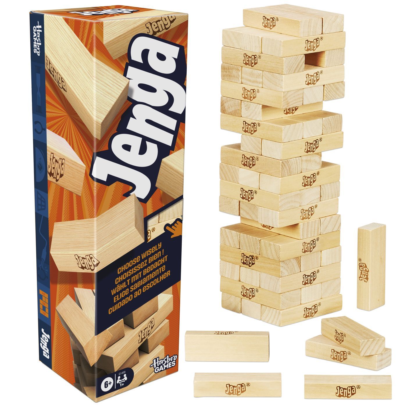Joc Jenga, +6 ani, Hasbro