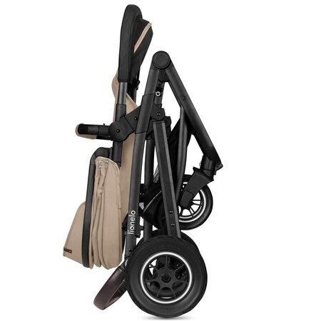 Carucior 3 in 1 cu multiple accesorii Bianka, pana la 22 kg, Bej, Lionelo 737218