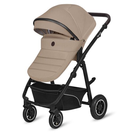 Carucior 3 in 1 cu multiple accesorii Bianka, pana la 22 kg, Bej, Lionelo 737199