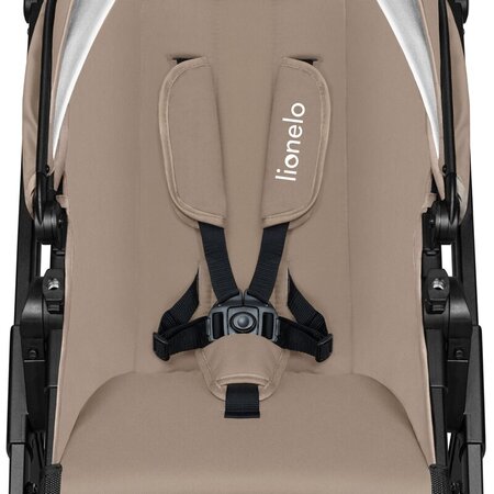 Carucior 3 in 1 cu multiple accesorii Bianka, pana la 22 kg, Bej, Lionelo 737214