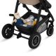 Carucior 3 in 1 cu multiple accesorii Bianka, pana la 22 kg, Bej, Lionelo 737211