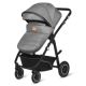 Carucior 3 in 1 cu multiple accesorii Bianka, pana la 22 kg, Gri, Lionelo 737252