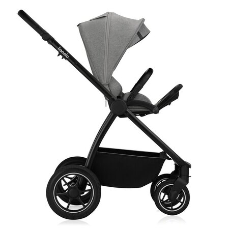 Carucior reversibil  3 in 1 cu multiple accesorii Meril, pana la 22 kg, Gri, Lionelo 737280