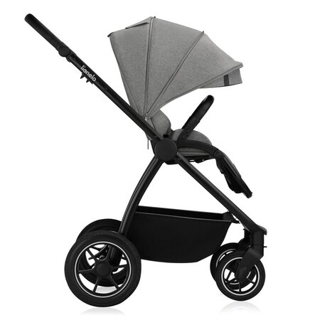 Carucior reversibil  3 in 1 cu multiple accesorii Meril, pana la 22 kg, Gri, Lionelo 737278