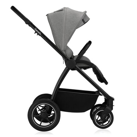 Carucior reversibil  3 in 1 cu multiple accesorii Meril, pana la 22 kg, Gri, Lionelo 737270