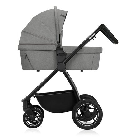 Carucior reversibil  3 in 1 cu multiple accesorii Meril, pana la 22 kg, Gri, Lionelo 737284