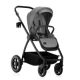 Carucior reversibil  3 in 1 cu multiple accesorii Meril, pana la 22 kg, Gri, Lionelo 737272