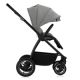 Carucior reversibil  3 in 1 cu multiple accesorii Meril, pana la 22 kg, Gri, Lionelo 737278