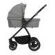 Carucior reversibil  3 in 1 cu multiple accesorii Meril, pana la 22 kg, Gri, Lionelo 737283