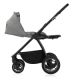 Carucior reversibil  3 in 1 cu multiple accesorii Meril, pana la 22 kg, Gri, Lionelo 737282