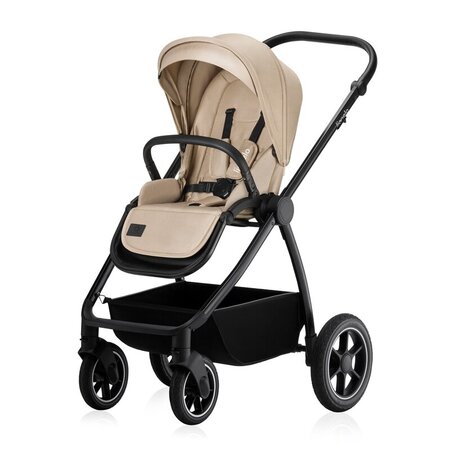 Carucior reversibil  3 in 1 cu multiple accesorii Meril, pana la 22 kg, Bej, Lionelo 737301
