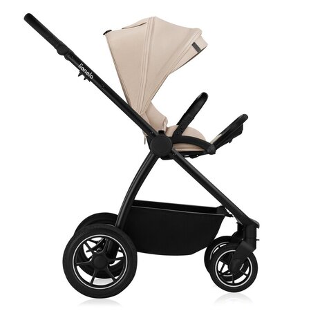 Carucior reversibil  3 in 1 cu multiple accesorii Meril, pana la 22 kg, Bej, Lionelo 737308