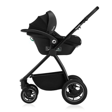 Carucior reversibil  3 in 1 cu multiple accesorii Meril, pana la 22 kg, Bej, Lionelo 737314