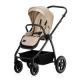 Carucior reversibil  3 in 1 cu multiple accesorii Meril, pana la 22 kg, Bej, Lionelo 737301