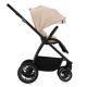 Carucior reversibil  3 in 1 cu multiple accesorii Meril, pana la 22 kg, Bej, Lionelo 737306