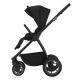 Carucior reversibil  2 in 1 cu multiple accesorii Meril, pana la 22 kg, Negru, Lionelo 737337