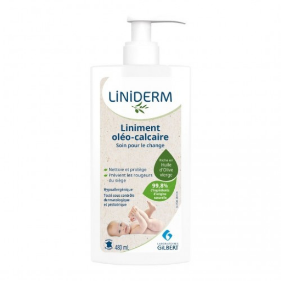 Crema de scutec cu pompita LiniDerm, 480 ml, Gilbert