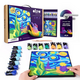 Set pictura cu argila usoara, 29 x 29 cm, Little Prince Night, 5 ani+, Okto 737396