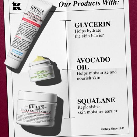 Set Hidration Unlimited, 30 ml + 50 ml + 7ml, Kiehl's 737406