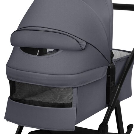 Carucior reversibil  3 in 1 cu multiple accesorii Amber Plus, pana la 22 kg, Gri, Lionelo 737483