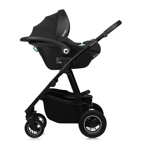 Carucior reversibil  3 in 1 cu multiple accesorii Amber Plus, pana la 22 kg, Gri, Lionelo 737480