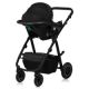 Carucior reversibil  3 in 1 cu multiple accesorii Amber Plus, pana la 22 kg, Gri, Lionelo 737481