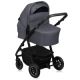 Carucior reversibil  3 in 1 cu multiple accesorii Amber Plus, pana la 22 kg, Gri, Lionelo 737476