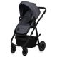 Carucior reversibil  3 in 1 cu multiple accesorii Amber Plus, pana la 22 kg, Gri, Lionelo 737466