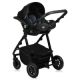 Carucior reversibil  3 in 1 cu multiple accesorii Amber Plus, pana la 22 kg, Gri, Lionelo 737479