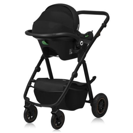 Carucior reversibil  3 in 1 cu multiple accesorii Amber, pana la 22 kg, Bej, Lionelo 737515