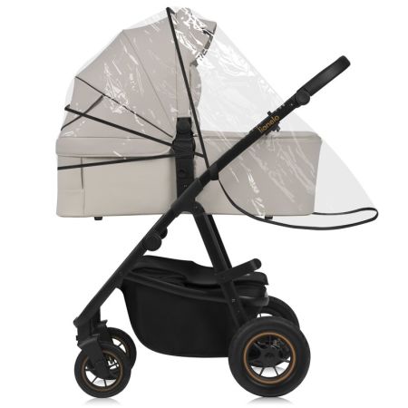 Carucior reversibil  3 in 1 cu multiple accesorii Amber, pana la 22 kg, Bej, Lionelo 737513