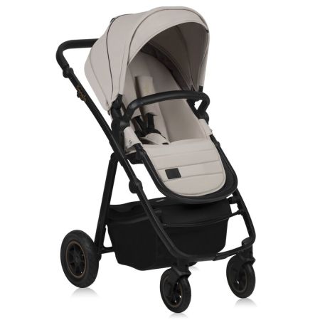 Carucior reversibil  3 in 1 cu multiple accesorii Amber, pana la 22 kg, Bej, Lionelo 737496