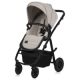 Carucior reversibil  3 in 1 cu multiple accesorii Amber, pana la 22 kg, Bej, Lionelo 737498
