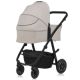 Carucior reversibil  3 in 1 cu multiple accesorii Amber, pana la 22 kg, Bej, Lionelo 737503