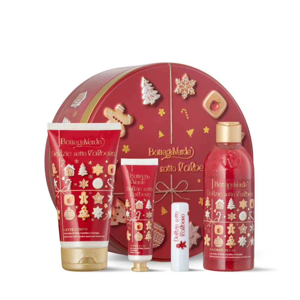 Set cadou ingrijire, Delizie sotto l`albero, 430 ml, Bottega Verde