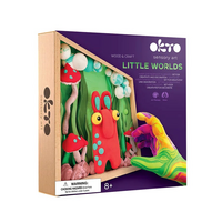 Set creatie Wood & Craft Little Worlds, 21 x 21 cm, Mommy Troll, 8 ani+, Okto