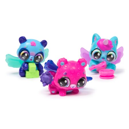 Set 5 jucarii interactive, Alive Neon Rainbow, +3 ani, Hatchimals 737617