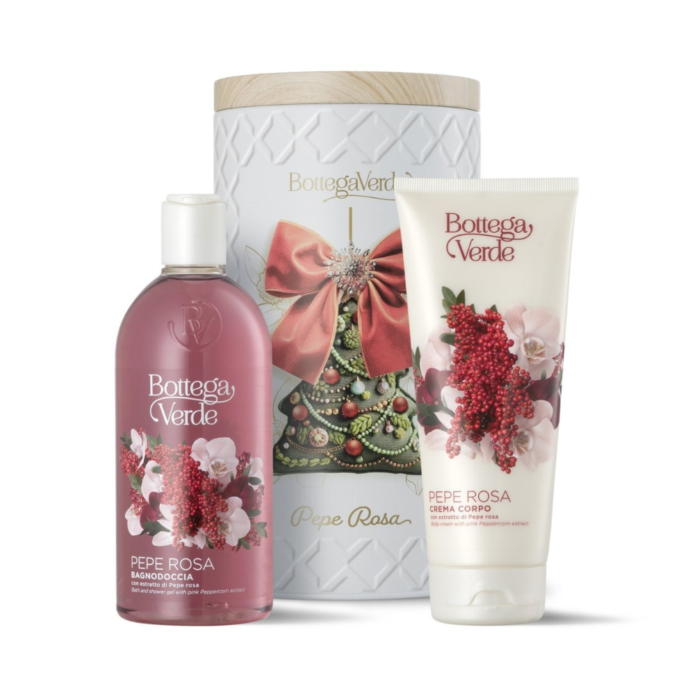 Set cadou ingrijire completa corp, Pepe Rosa, 600 ml, Bottega Verde
