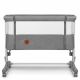 Patut Co-sleeper 3 in 1 Aurora, pana la 9 Kg, 85 x 60 x 66 cm, Gri, 0 luni+, Lionelo 737651