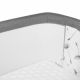 Patut Co-sleeper 3 in 1 Aurora, pana la 9 Kg, 85 x 60 x 66 cm, Gri, 0 luni+, Lionelo 737660
