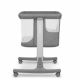 Patut Co-sleeper 3 in 1 Aurora, pana la 9 Kg, 85 x 60 x 66 cm, Gri, 0 luni+, Lionelo 737658