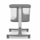 Patut Co-sleeper 3 in 1 Aurora, pana la 9 Kg, 85 x 60 x 66 cm, Gri, 0 luni+, Lionelo 737641