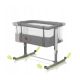 Patut Co-sleeper 3 in 1 Aurora, pana la 9 Kg, 85 x 60 x 66 cm, Gri, 0 luni+, Lionelo 737672