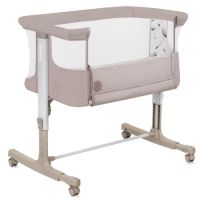 Patut Co-sleeper 3 in 1 Aurora, pana la 9 Kg, 85 x 60 x 66 cm, Bej, 0 luni+, Lionelo